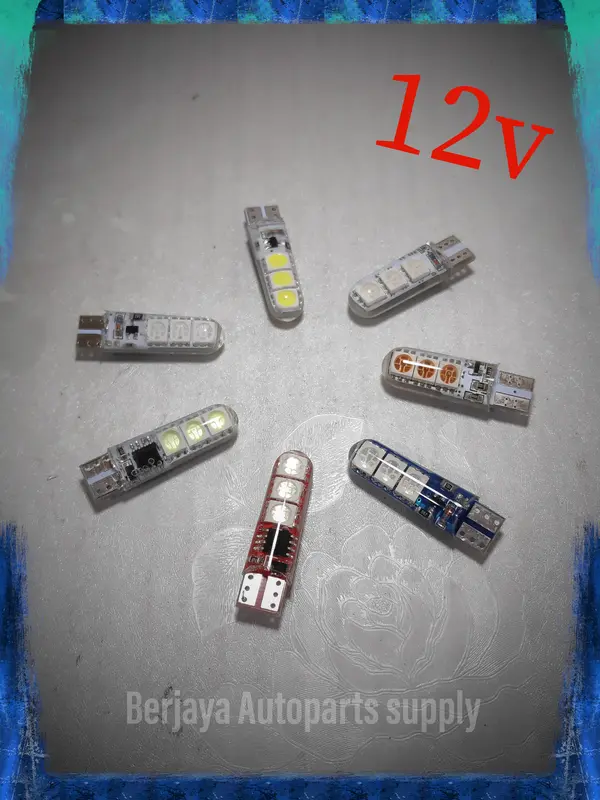 1SET LAMPU T10 LED JELLY LAMPU SENJA LAMPU MOBIL LAMPU MOTOR 3