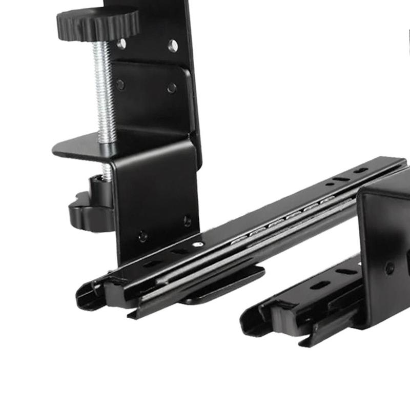 Product Introduction of Keyboard Clamp Rail Set under Desk Keyboard Organizer Clamp for Gaming Desk 2