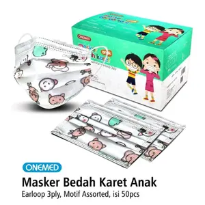 masker medis anak onemed 3ply isi 50pcs