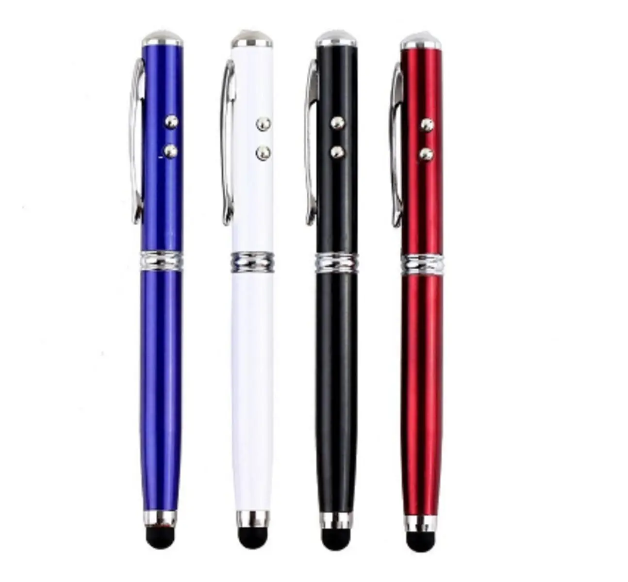 5 in 1 Stylus pad Capacitive Touch Pen Ballpoint Laser Pointer Senter