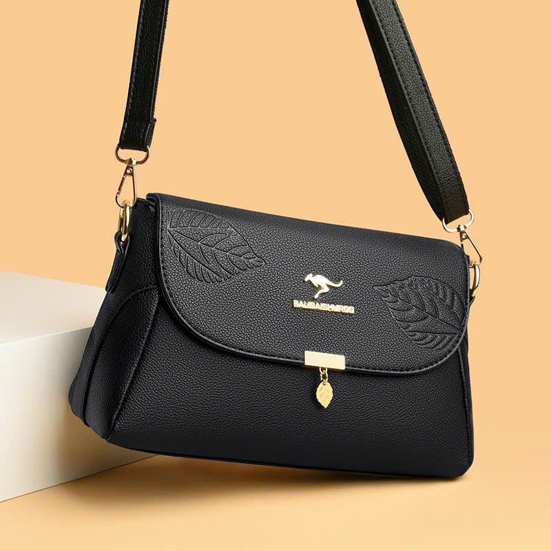 Túi Đeo Chéo Nữ Túi Xách Da Mềm Phụ Kiện Con Chuột Nhiều Ngăn Bag Nhung