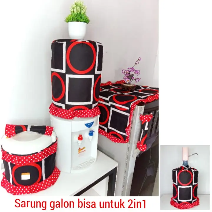 TUTUP KULKAS TUTUP GALON TUTUP MAGICOM 1 SET ANEKA MOTIF 2