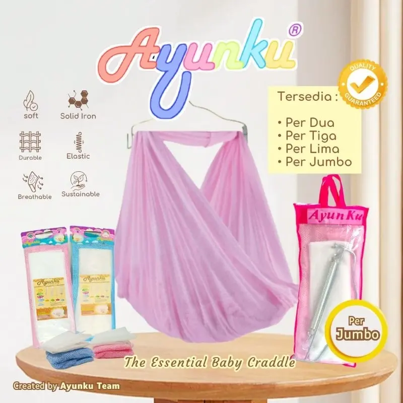 Ayunan Bayi PER Jumbo AYUNKU Set - Ayunan Bayi Manual 1 Paket Lengkap 2