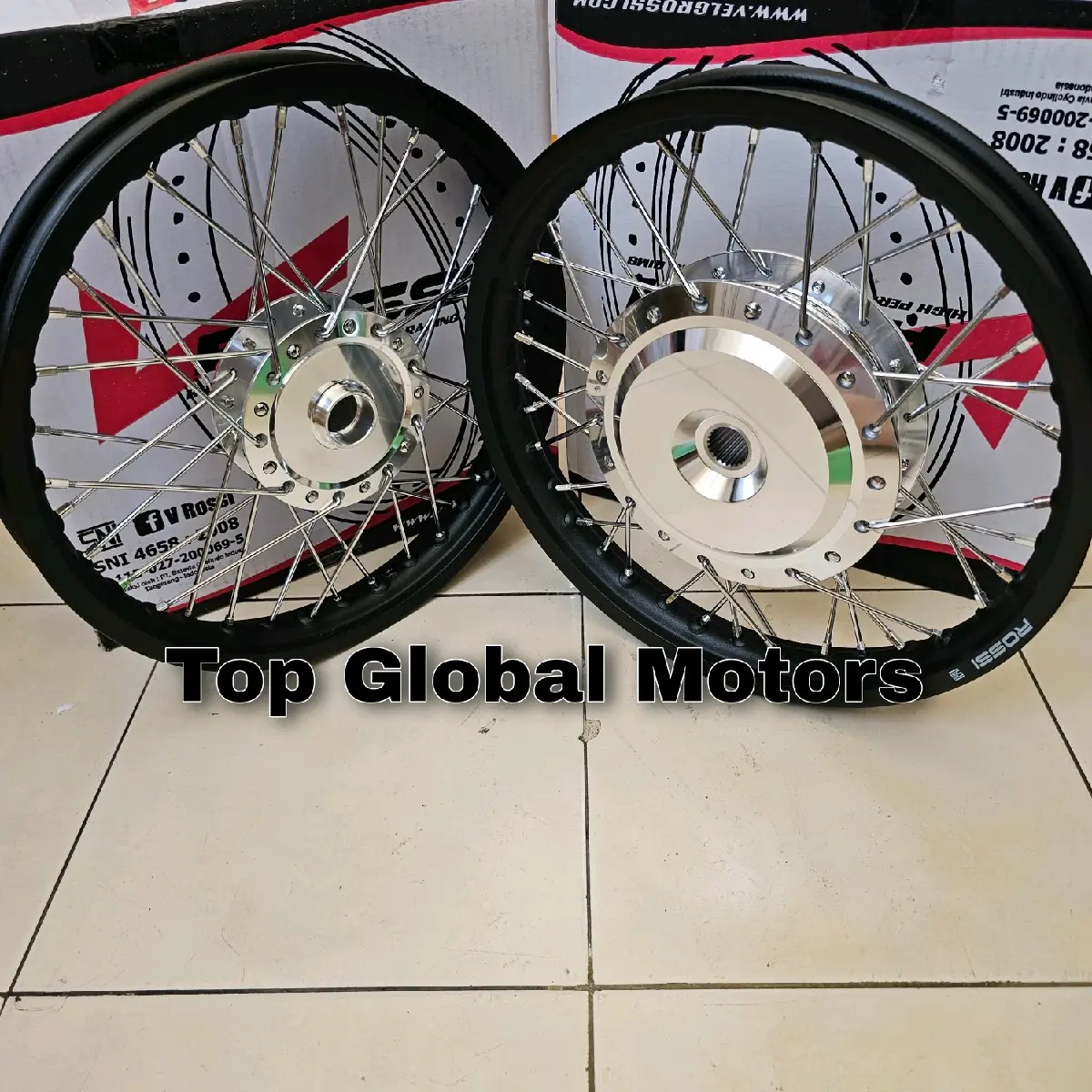 Velg Ring 14 Matic Mio Beat Vario110/125/150 Scoopy Genio Sepasang Accessories Ban Motorcycle