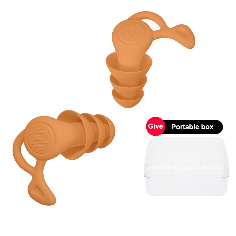 Product Introduction of 1pair Anti Noise Silicone Earplugs Swimming Ear Plugs Isolation Interference For Work Sleeping Surf Soft Comfort Ear Protector 25