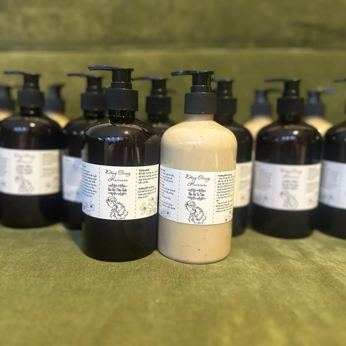 Combo gội xả 1000ml - Đông Giang haircare cho mái tóc phục hồi hiệu quả - Women, Nữ serum collagen