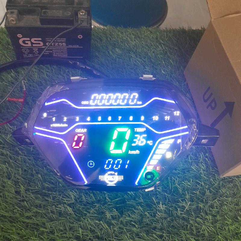 Đồng hồ điện tử xe máy Wave nhỏ/Zx ( đo thời gian và quãng đường di chuyển chính xác )