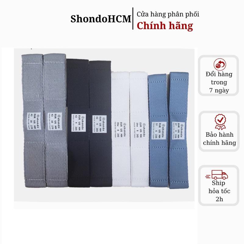 Quai giày Shondo sandal F6 sport 2 Cái Quai nam nữ màu trắng đen Quai Hậu Đế Bằng phụ kiện thay thế xăng đan quai hậu