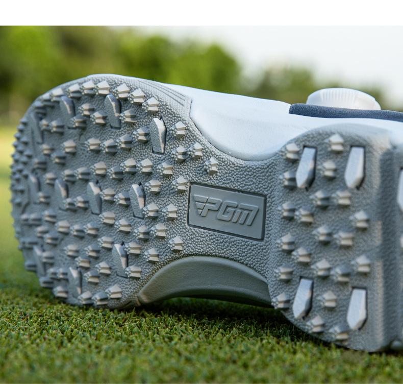 Product Introduction of [PGM] Children Golf Shoe Teenagers Boys and Girls Shoes Knob Shoelace Anti-Slip Lightweight Comfortable Xz382 25