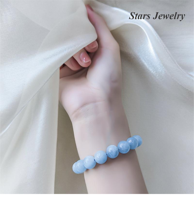 Product Introduction of Vòng Tay Aquamarine, Đá Tự Nhiên, Dành Cho Phụ Nữ, Độc Đáo Ins, Cao Cấp, Tinh Tế, Trắng Ngọt Ngào, Quà Sinh Nhật Cho Bạn Gái, Miễn Phí Vòng Tay 20
