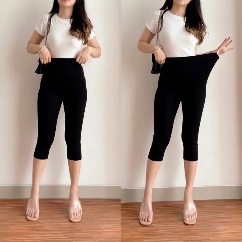 Celana Legging Polos Highwaist Fit to S-XXL 2