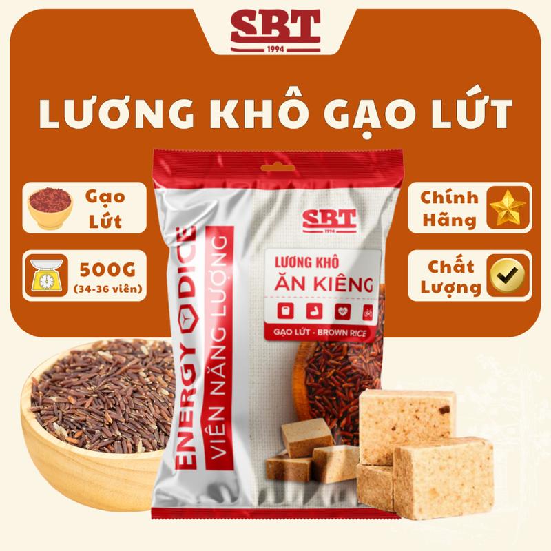 Lương Khô Gạo lứt Ăn Kiêng gói 475g loại ít đường ít ngọt - healthy