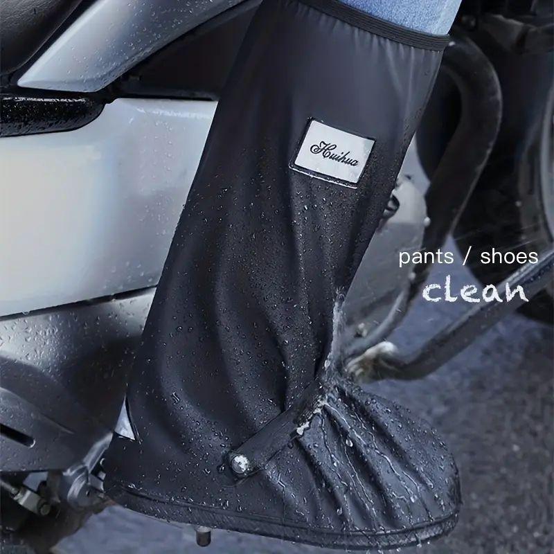 Product Introduction of 1 Pair Waterproof Rain Boot Cover with Reflective Stripe, Outdoor Reusable Waterproof Shoe Cover, Outdoor Supplies For Cycling Walking Hiking 6