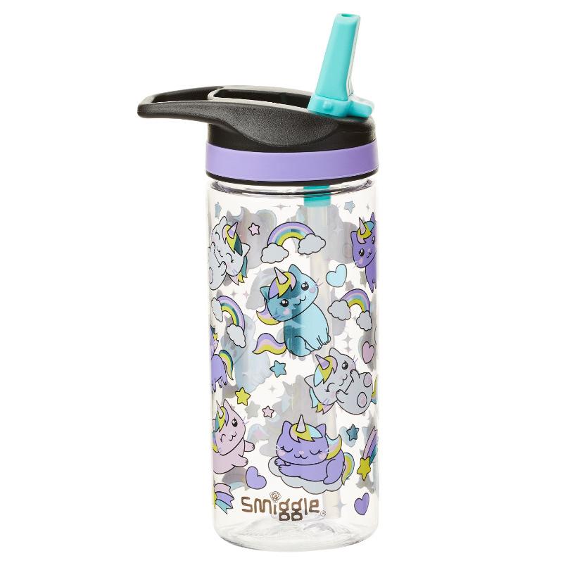 Product Introduction of Australian Smiggle Silicone Mouth Straw Kettle Elementary School Student Water Cup Children Tumbler 10