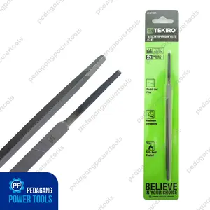 TEKIRO GT-ST1553 Kikir Slim 4" Inch Asah Gergaji Kayu Segitiga Gorok Taper Saw Files