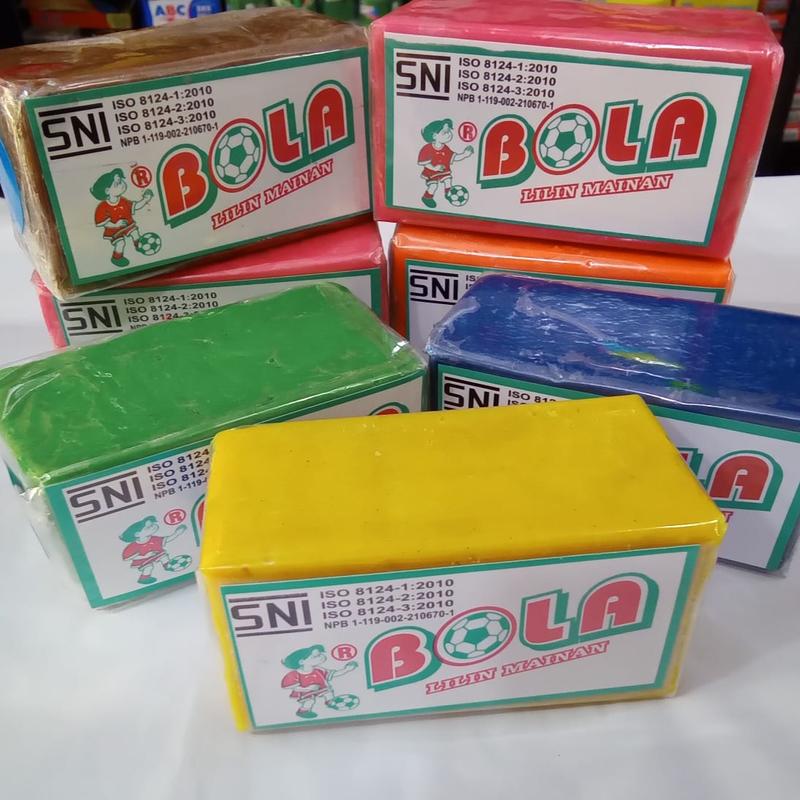 LILIN MAINAN MERK BOLA / LILIN BOLA BESAR WARNA RANDOM 3