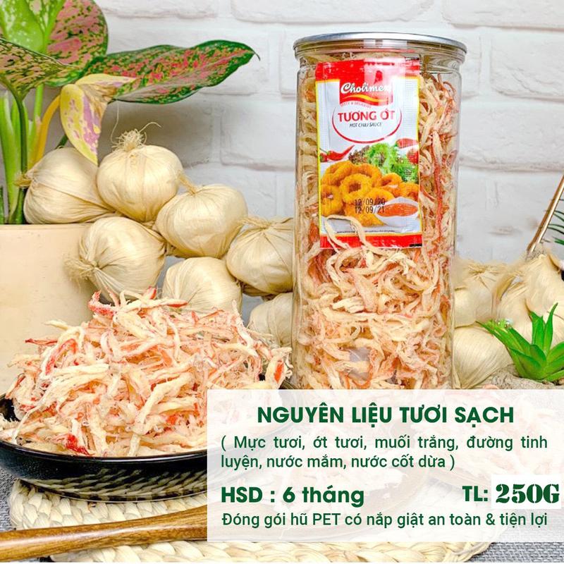 Mực Hấp Nước Cốt Dừa Loại Ngon Lon 250.gram