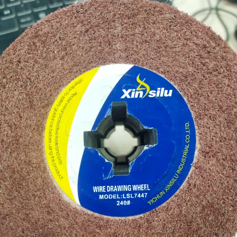 Quả lô đánh xước,đánh bóng bề mặt inox (độ sơ#80)màu nâu đỏ 5