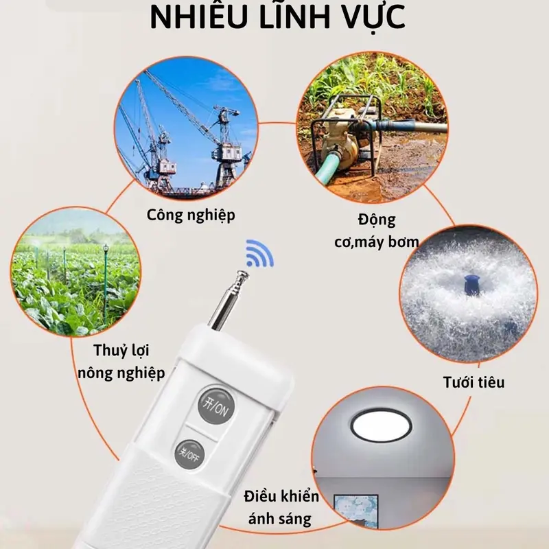 Công tắc điều khiển từ xa LW 1000m và 3000m có học lệnh,điều khiển tự động lw bật đèn từ xa,bộ điều khiển từ xa Lw 4