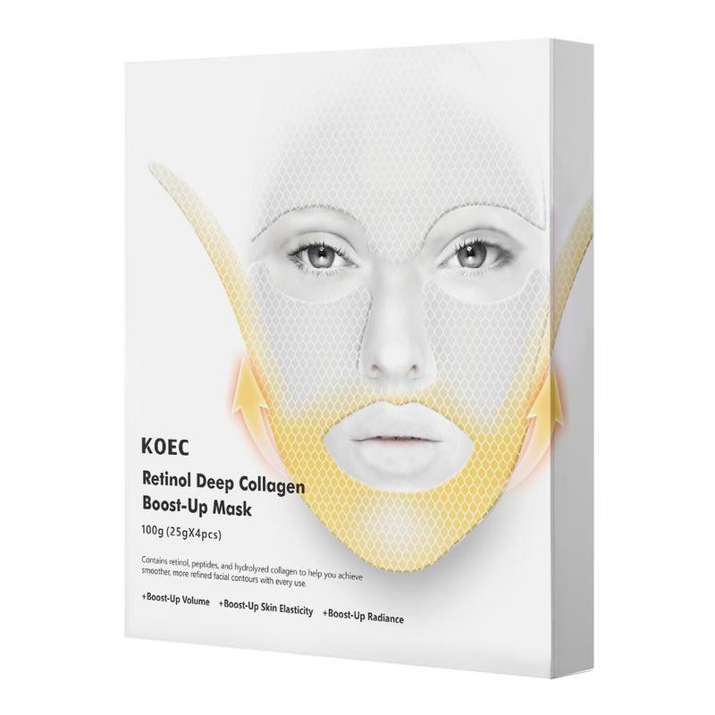 Product Introduction of Collagen Lifting Mask, Moisturizing Facial Masks for Improving Skin Elasticity, Nourishing Facial Skin Care Retinol Product for Women & Men 2