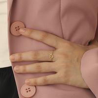 Gambar 【STOPEREL】Cincin Hati Berongga Emas Cincin Mewah Sederhana Cincin Niche Baja Titanium Wanita - No.5 dari STOPEREL Kota Bekasi 4 Tokopedia