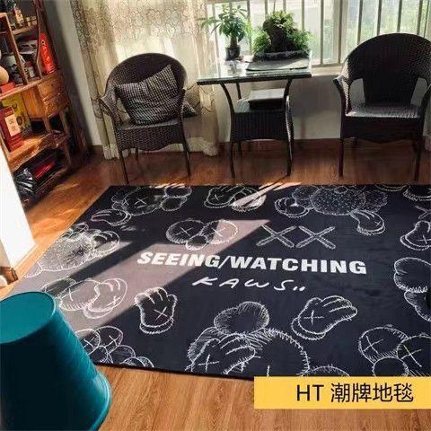 Thảm Thương Hiệu Hợp Xu Hướng Bộ Sưu Tập 15k Người, Thảm Phòng Khách Cá Nhân Hóa, Thảm Đầu Giường Phòng Ngủ Sáng Tạo, Thảm Lớn Dễ Thương Cho Trẻ Em, Chống Bụi Bẩn 5