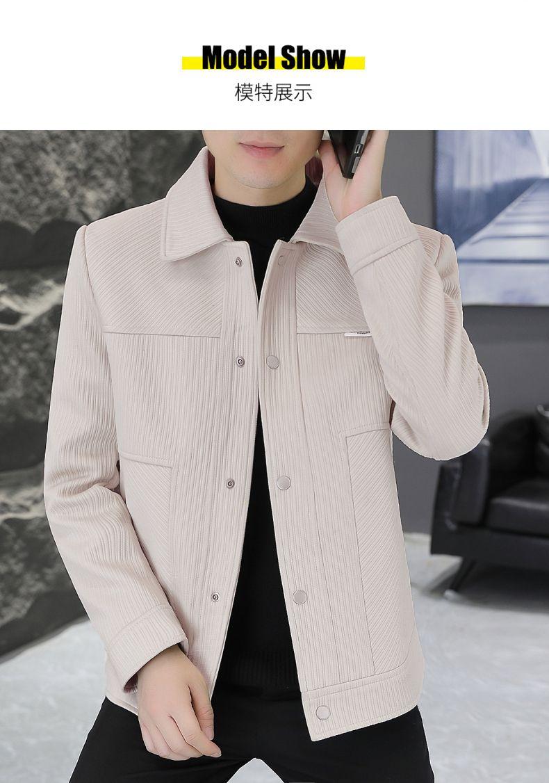 Product Introduction of 2024 Autumn New Korean Men's Jacket Trendy Wild Slim Fit Handsome Casual Jacket 15