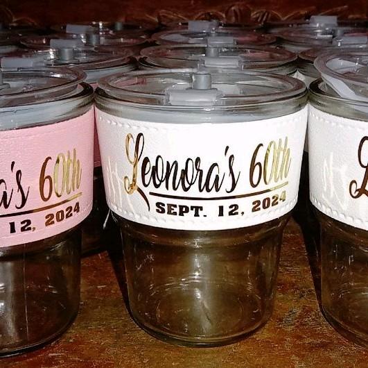 Customizable Glass Mug for Your Personalized Needs (pouch not included)  - Perfect for Drinks - Cup, Drinkware Coffee Washable Iced Tea Reuse Tumbler Tea Bottles 3