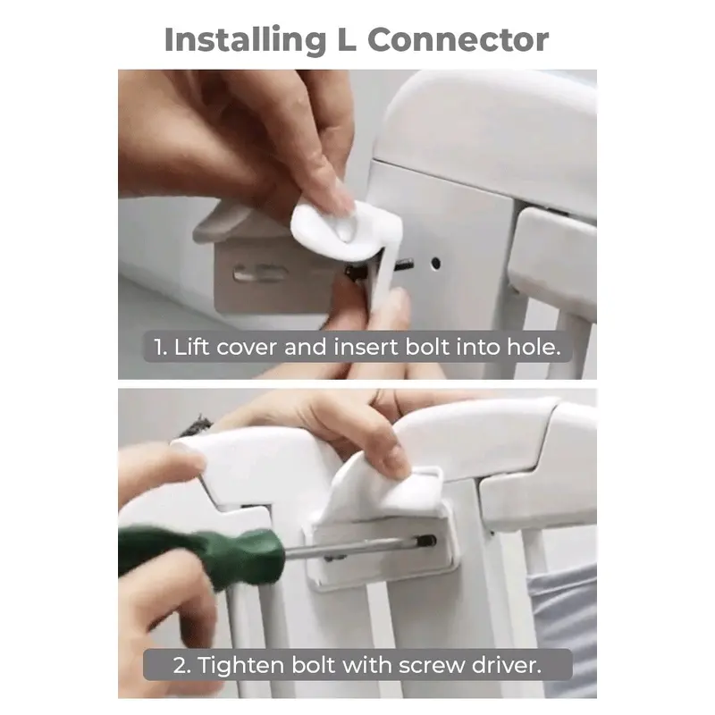 Choc Chick CITY L-Connector untuk Instalasi Bedrail Pagar Pengaman Kasur Anak Bed Anak-Anak 1