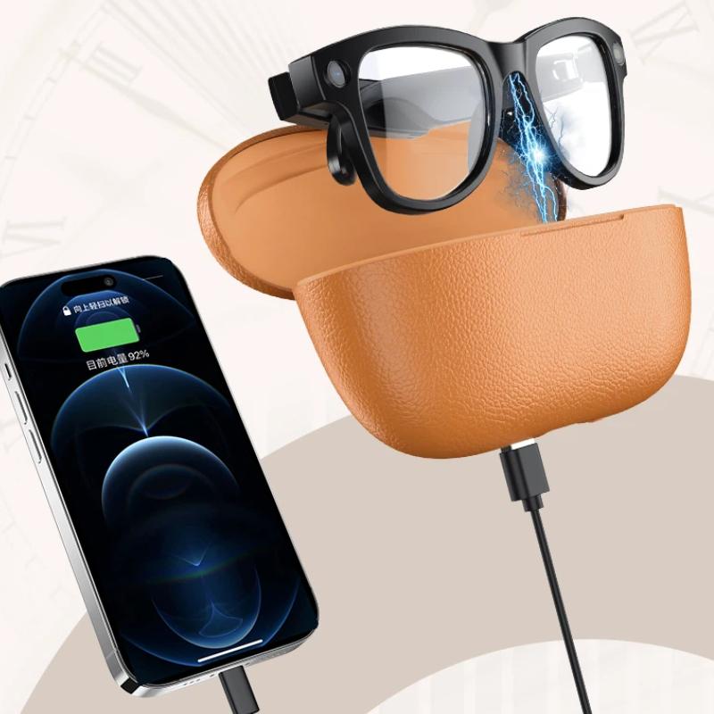 Newest Smart Glasses with Exclusive Charging Case M02 Ultra 4K HD Camera AI Translation Recognition Bluetooth Call Music Glasses - Image 4