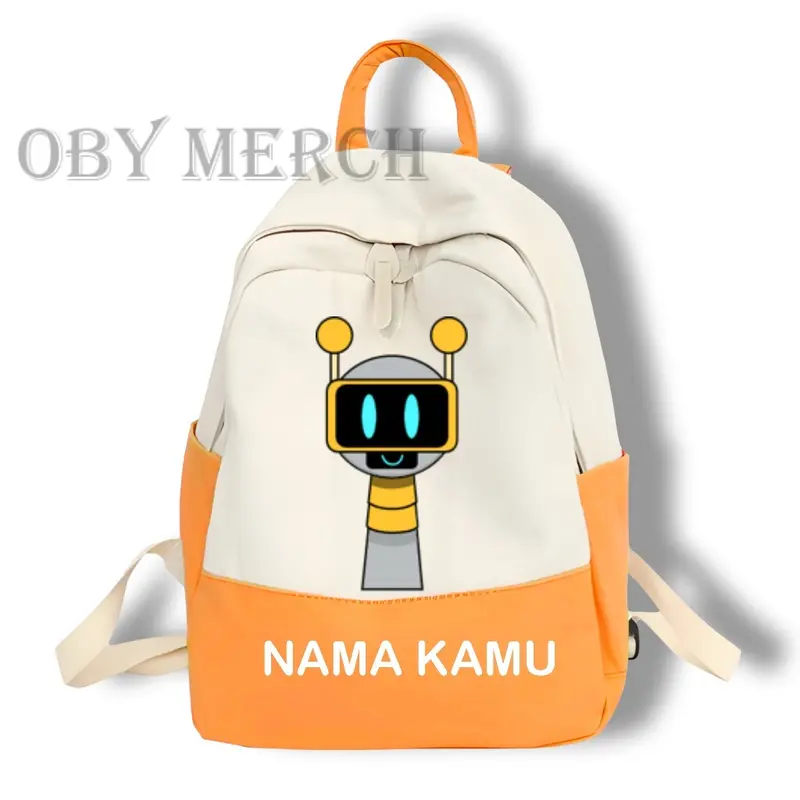 Tas Anak Sprunki Incredibox Karakter Custom Nama - Ransel Sekolah Anak SD SMP, Kuat dan Tahan Air 1