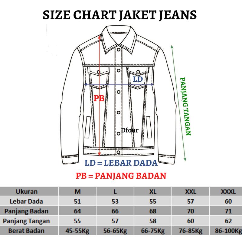 Jaket Jeans Blue Sandwash Wanita Denim Cewek Distro Bahan Tebal Polos 1