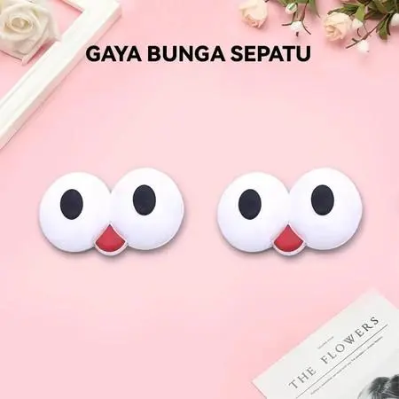 UMINIY Aksesoris Sandal Permata DIY Hiasan Bintan/Aksesoris Sandal Kartun Lucu/Aksesoris Sandal 3D/ Jibbitz Aksesoris Terlaris 6