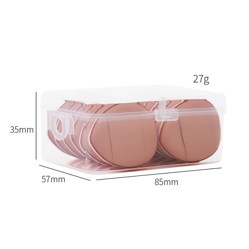 Product Introduction of Finger Puff Thumb Cushion Concealer Fingertip Small Slippers Finger Pad Setting Powder 12 Pieces Mini Makeup Puff Box Set 11