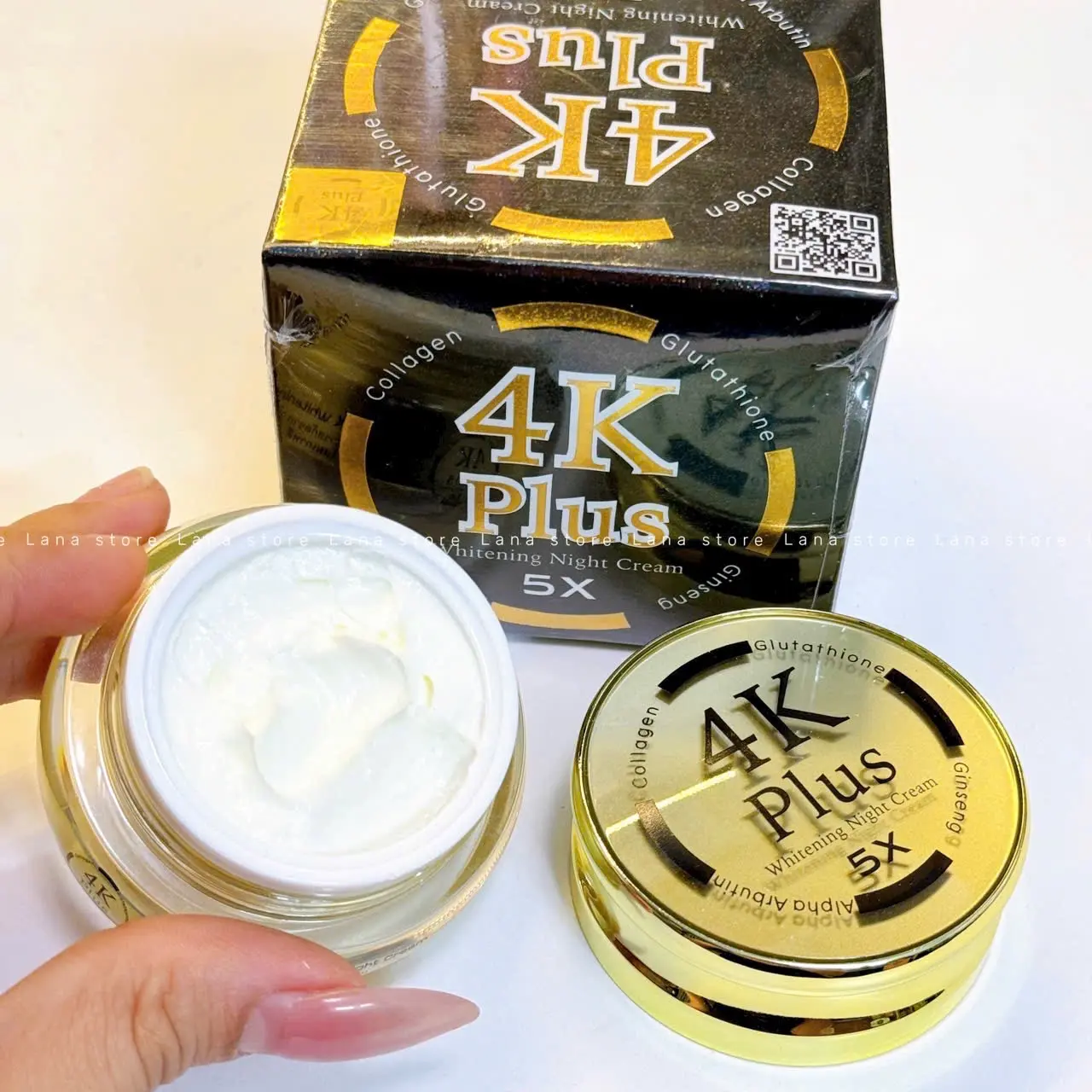 Kem 4K PLUS trắng da-4k bery nám-4k mụn Hũ To 20gram Thái Lan