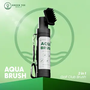 Green Tee AQUABRUSH 2in1 Golf Club Brush Sikat Pembersih Stik Golf Bola Groove Cleaner with Water dengan Air