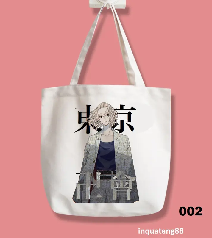 Túi vải bố tote canvas- tokyo revengers Bag Nữ 3