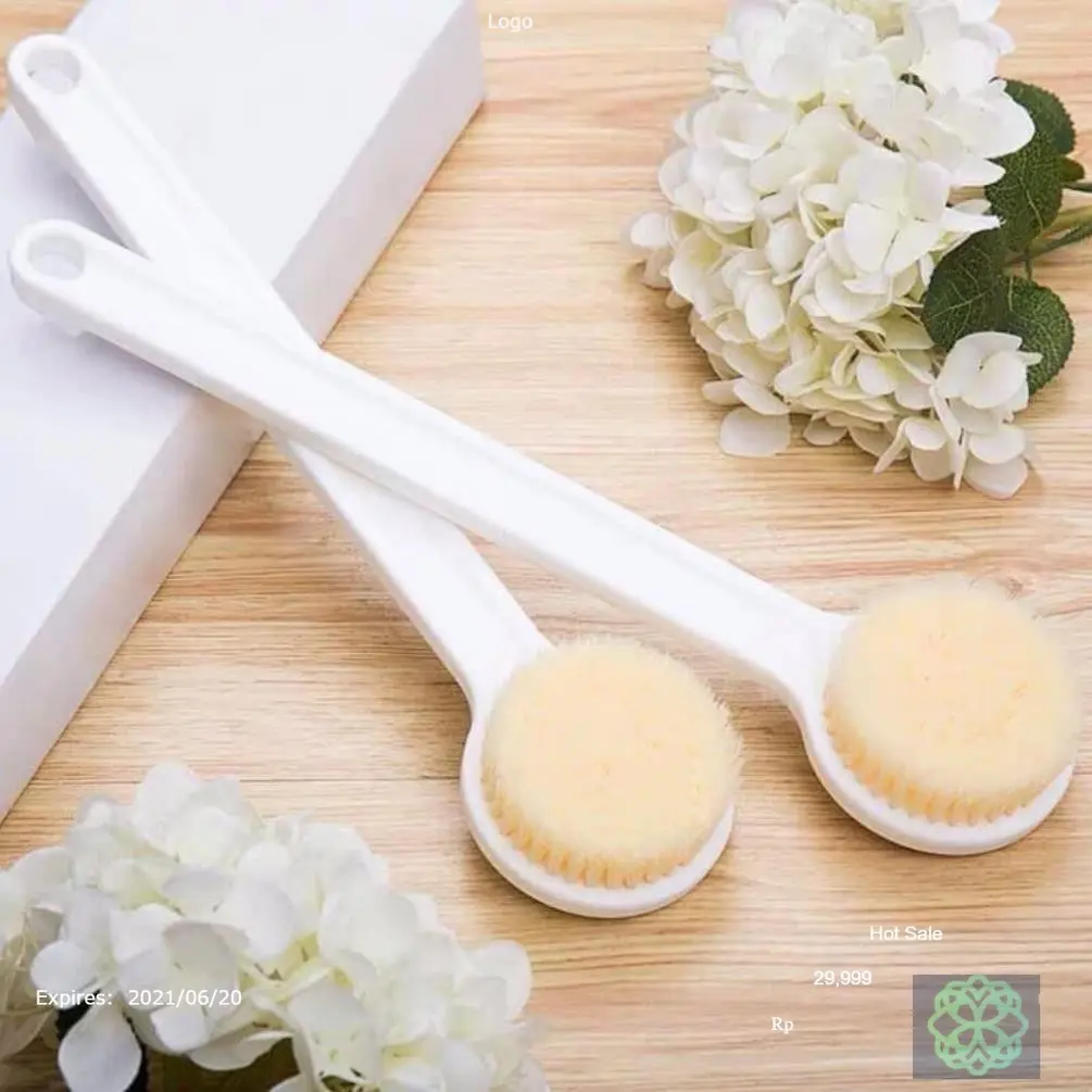 Cây Cọ Tắm Siêu Mềm Hàng Xuất Nhật - Cây Chà Lưng Lông Mịn Hàng Tốt (Hàng Không Hộp) Bàn Chải