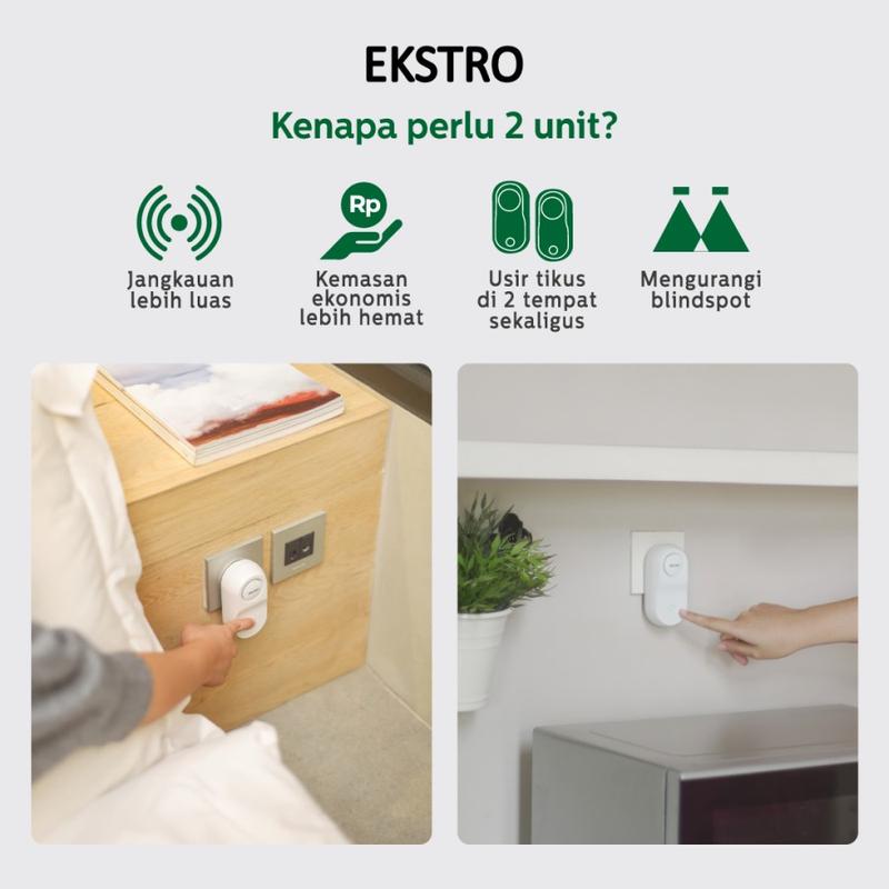 T211 (1 speaker) Pengusir Tikus Ultrasonic - Elektrik Tanpa Racun Perangkap 5