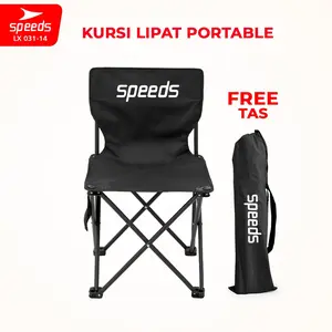 SPEEDS Kursi Lipat Outdoor Portable Kursi Camping Kursi Gunung Bangku LX 031-14