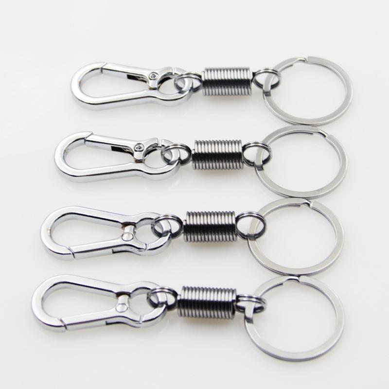 Product Introduction of 3Pcs Creative Zinc Alloy Retractable Spring Key Chain Gourd Buckle Keychains Fashion Gifts Waist Belt Anti-lost Keyrings 19