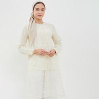 Gambar Geela X Aurelie Hermansyah - Dafina Cream Two Set Tunic (G.1768) | Tunik Wanita - putih, s dari Geela Fashion Kab. Boyolali 3 Tokopedia