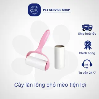 Cây lăn và lõi lăn lông chó mèo tiện lợi, tái sử dụng được nhiều lần PETSERVICE.