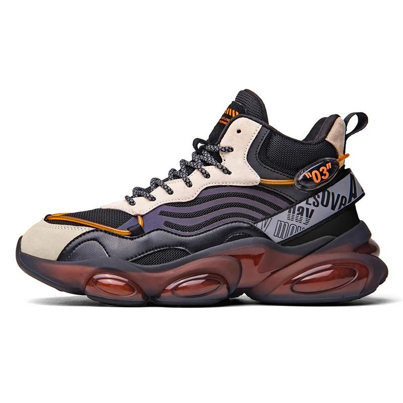 Custom Luminous Winter Plush Casual Sneakers Leather Plus Size US 13 EU 48 Air Cushion Sports Running Shoes for Men Closed Boy_voghion.com