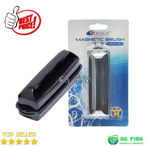 Magnetic brush Resun sikat pembersih kaca aquarium size M