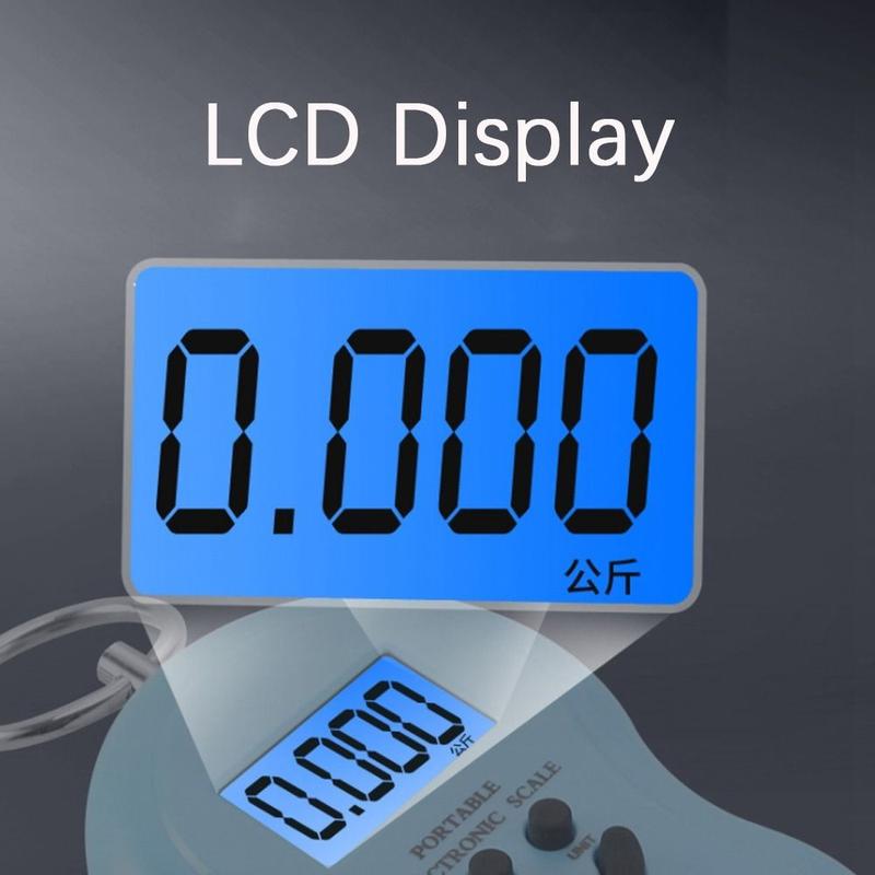 Portable Universal LCD Display Baggage Weight Scales Fishing Scale Suitcase Luggage Scale Travel Digital Hanging Scales Multifunction Scales Electronic Scale 4