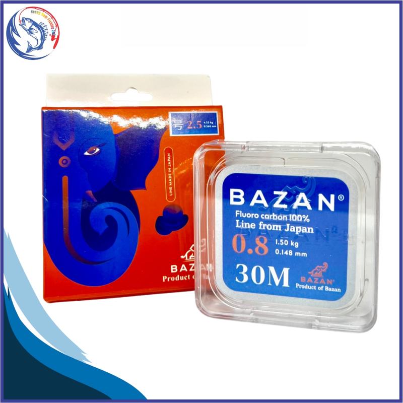 Cước làm thẻo Bazan chất liệu FluoroCarbon Chính Hãng. Dây cước chuyên làm thẻo câu đài cao cấp dùng cho Đi Câu Bắt Cá. Hoàng Nam Fishing Câu Cá Đồng