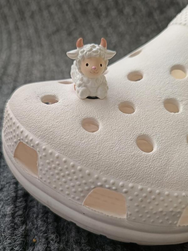 Unisex Cute 3D Farm Animals Design Shoe Charms, Novelty Shoes Ornaments for Clogs, Creative Chic Shoes Accessories for Clogs DIY Decor 7
