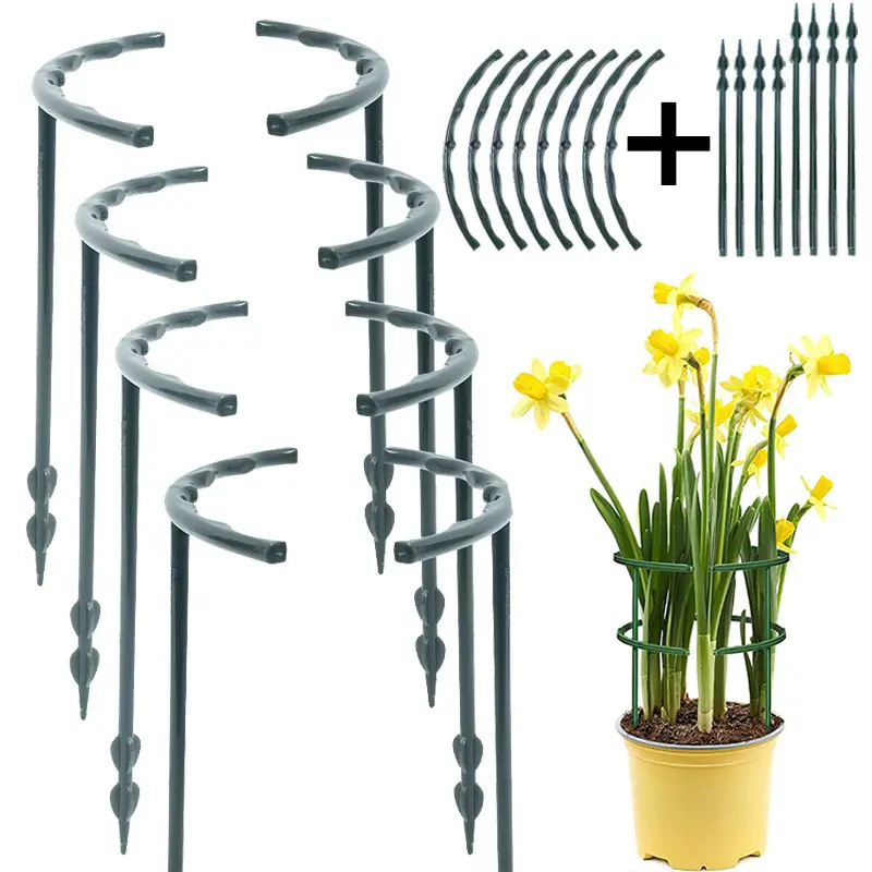 Garden Plant Support Cages Plastic Flower Climbing Trellis Stand Holder  Greenhouse Orchard Plant Stakes Garden Bonsai Tools - TikTok Shop Singapore
