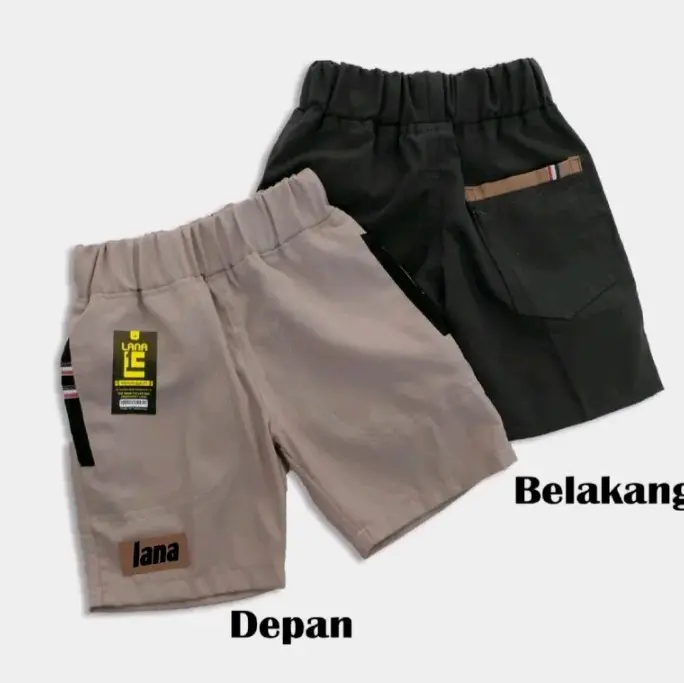 (TERBARU) PAKET HEMAT 100RB/5PCS CELANA PENDEK ANAK 1-12ATAHUN BAHAN DRILL NON STRETCH 3